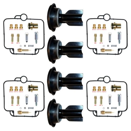 Kit de réparation carburateur GSX-R750 avec pointeau et joints nitrile pour moteur 4 cylindres