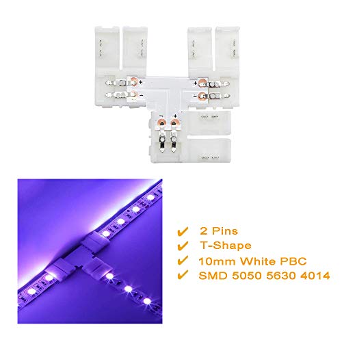 YAYZA! 10-Pack 2 Pin 10mm Connettore Striscia a