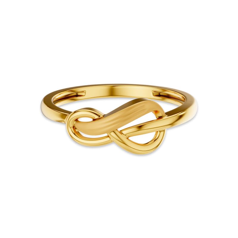 Image of KISNA 9KT / 14KT / 18KT Infinia Yellow Gold Ring For Women | S14