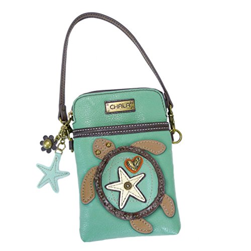 Chala Sea Turtle Cellphone Crossbody Handbag - Convertible Strap2