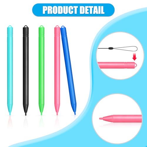 Lot de 10 stylets à dessin de rechange pour tablette LCD 3 ans+ - 3