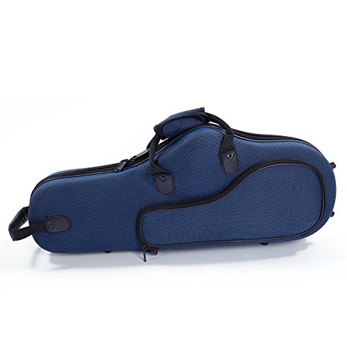 High Grade Durable Cloth Alto Saxophone Case Saxophone Box - Saxophone Gig Bag, Saxophone Storage - Quality Musical Instrument Accessory (Blue)