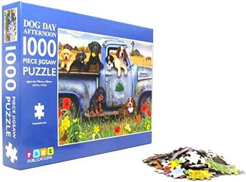 Dog Day Afternoon 1000 Pieces Jigsaw Puzzles for Adults, Teens and Kids by Page Publications