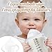 4pcs Baby Bottle Handles for Tommee Tippee, Ergonomic Non-Slip Grip BPA-Free Bottle Holder for Newborn Infant Hands Free Feeding (Pink, White)