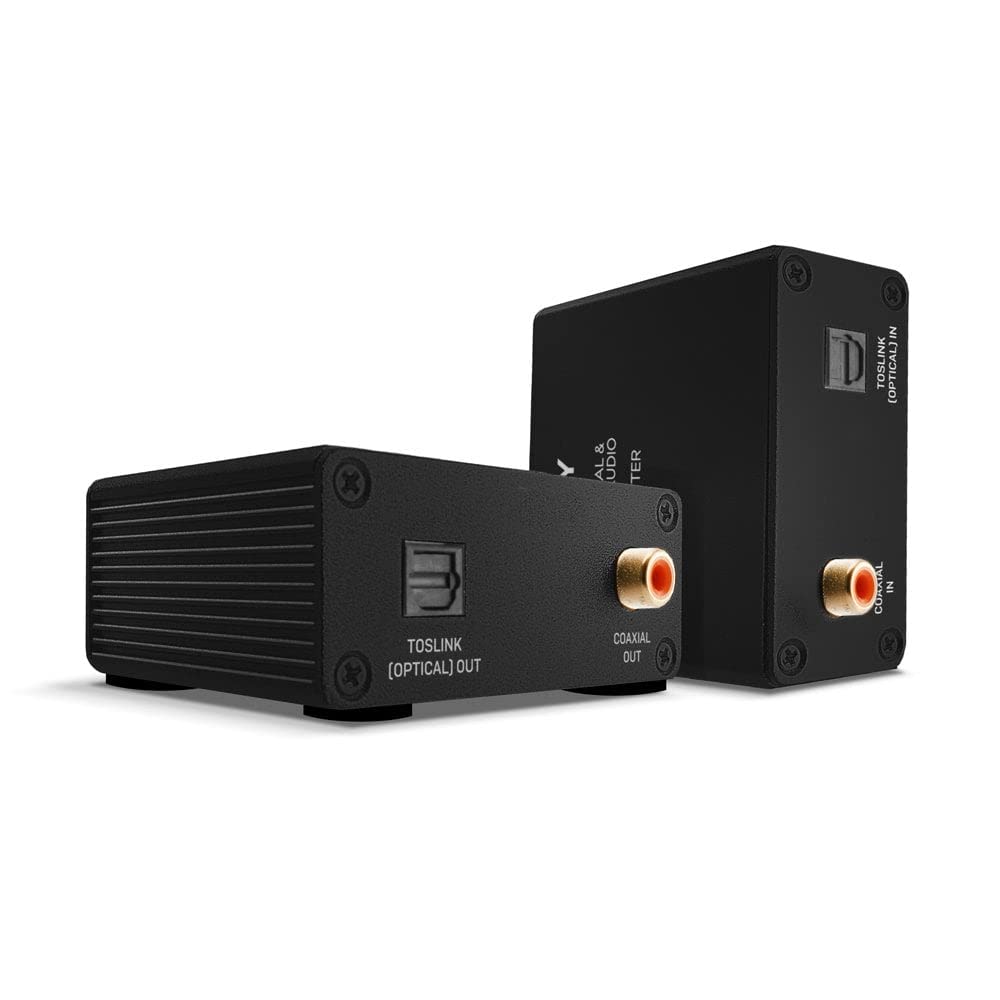 Lindy 150m Cat.6 TosLink Optical & Coaxial Digital Audio Extender, Stereo & Multi Channel Audio, Dolby Digital & DTS, Supports PoC (Power over Cat Cable), TV, Amplifier, Speaker, Soundbar, AV Receiver