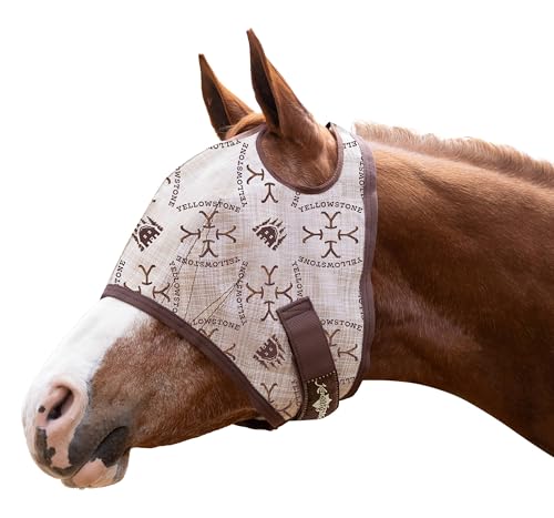 Kensington Protective Products Yellowstone Horse Fly Mask w/Web Trim Size: Large