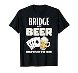 Camicia a ponte, amante della birra, umorismo dei giochi di carte, squadra di bere, notte di poker, camicia da festa, regalo divertente, notte di