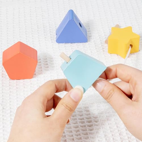 Learning Toys, Baby Activity Cube, Wooden Educational Toy, Kids Educational Activity Toy, Kids Wooden Learning Cube, Shape Sorter Toy, 6.81x6.54x3.7 Inches, Number Sorter Cube for Kids - Image 7