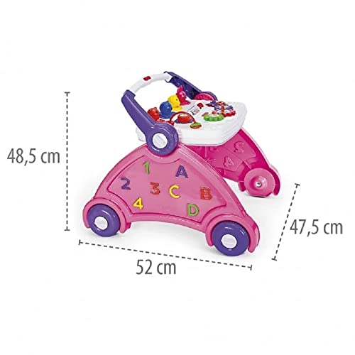 Andador Didático Rosa, POLIPLAC