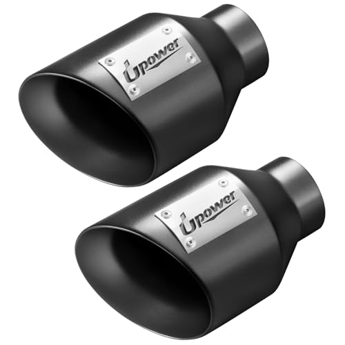 Upower 2.5" inlet Universal Diesel Exhaust Tip 4.5" Outlet