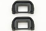 PROtastic® Replacement EF Eyecup For Canon EOS 450D 500D 550D 600D 650D 1000D 1100D Cameras (2 Pack)
