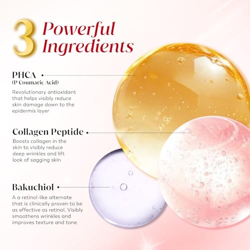 Image of Olay Regenerist Ultra Firming Serum | PHCA, Bakuchiol, Collagen Peptide | Firm and Smooth Skin from Day 1 | Lightweight Texture | Dermatologist Tested | All Skin Types Including Sensitive Skin | 30ml
