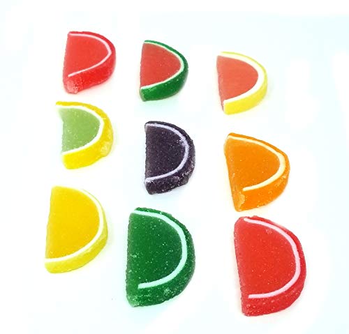 Funtasty Jelly Fruit Slices, Assorted Flavors Candy, Individually Wrapped, Bulk 5 Pounds #TOP4