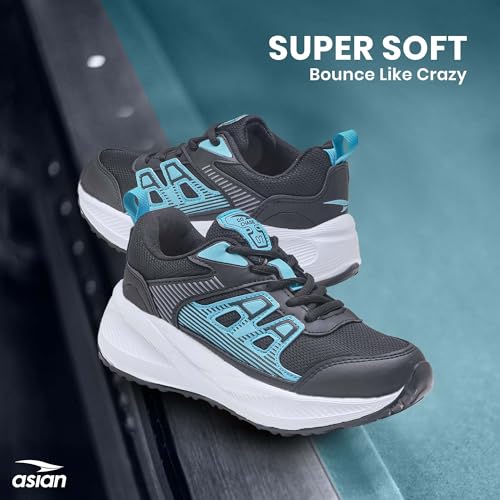 Image of ASIAN Adventure-56 Kids Running Shoes | Stylish Sports Sneakers with Memory Foam, Breathable Mesh Shoes | Anti-Slip Grip Sole for Daily Use, School & Travel