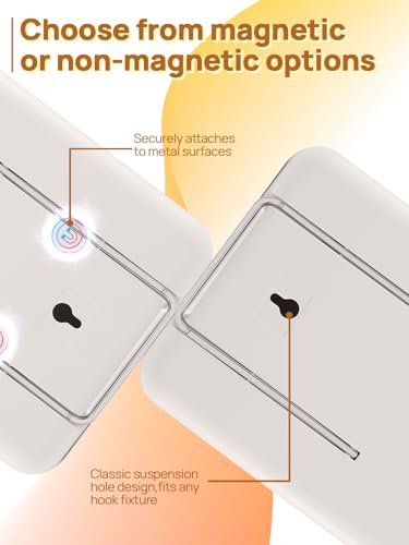 OMIRO Desktop-Make-up-Spiegel mit Ständer und Haken, Kleiner Kosmetikspiegel für Duschrasur, tragbarer Faltbarer Reisespiegel