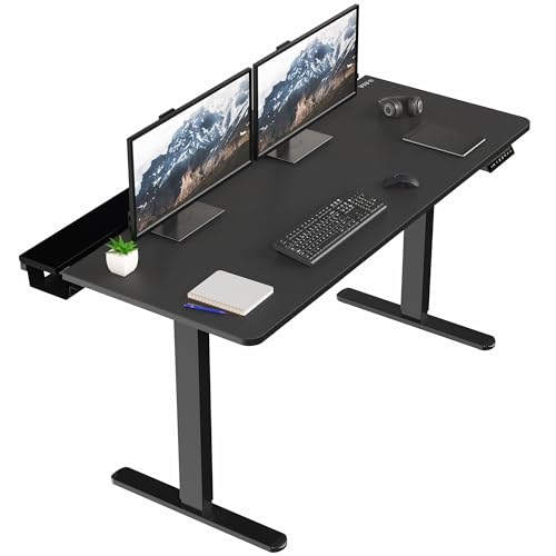 VIVO Electric 60 x 30 in Standing Adjustable Gaming Desk