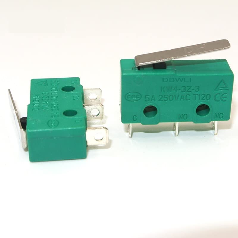 Micro interrupteur 1NO 1NC AC 125V 5A SPDT levier charnière pour montage imprimé et modélisme