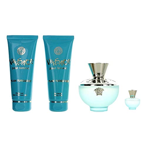 Versace Dylan Turquoise Eau de Toilette 100ml + 5ml + Body Gel 100ml Set Profumo Donna