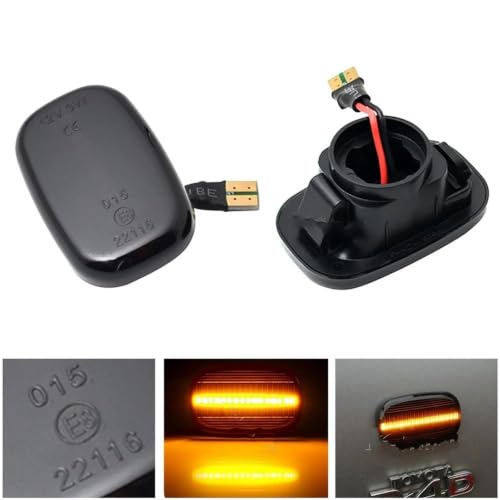Señal de giro LED dinámico para Lexus RX400h intermitente secuencial espejo 2
