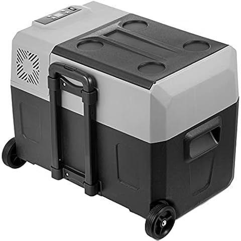 VEVOR Autokühlschrank Kompressor kühlbox Edelstahl Urlaub Isolierbox Mini Kühlschrank Kühlbox Auto und Steckdose Cover