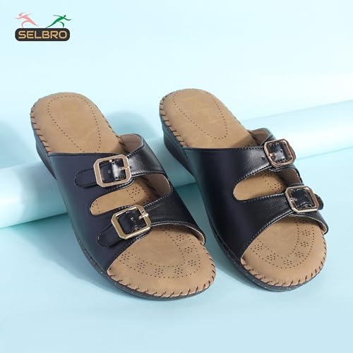 Image of SELBRO Doctor Orthopaedic, Extra soft | Ortho Care Comfortable Slippers For Women & Girls | Weightless | Padded Soft Insole For Boost Comfort & Relief | Best For Joint & Knee Pain DR107