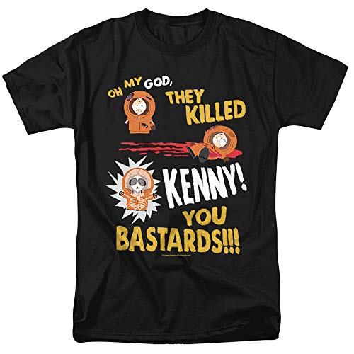 T-shirt South Park vêtement streetwear mixte motif anime couleur noir