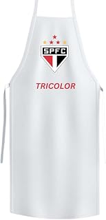 Brazilian Soccer Team Kitchen Apron, White Polyester, Sports Fan Cooking Wear
