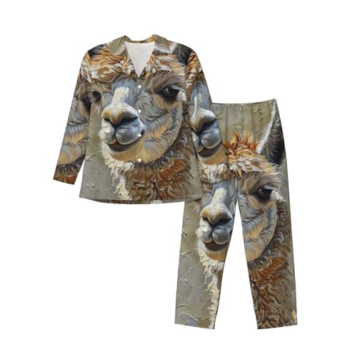 Pyjama homme alpaga manches longues fini les nuits froides en hiver