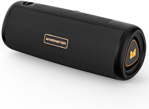 Monster S230 Bluetooth 6.0 Speaker, Wireless Stereo Pairing, Black