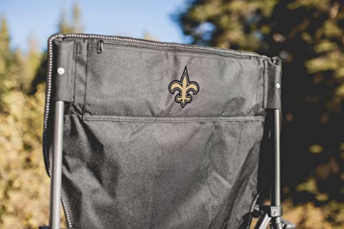 Image of Picnic TIME NFL Unisex-Adult NFL Outlander Folding Camping Chair with Cooler, Heavy Duty Beach Chair
