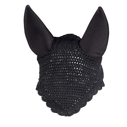 (Pony, Black) - Horze Supreme Silent Ear Net
