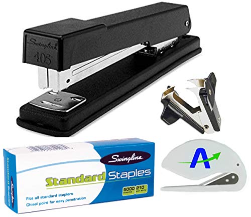Swingline Stapler Bundle Includes 405 Metal Stapler, 5,000 Staples and Staple Remover Plus.