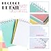 Resurhang 30 Pcs Mini Pastel Notepads Back to School Gift Rainbow Pocket Notebooks Bulk Colorful Notepads for Birthday Party Favors Spring Easter Classroom Office Supplies Paper Pads, 2.4 x 4 Inch