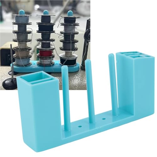 Image of Sewing Bobbin Rack Magnetic Attachment Secure Storage Box Sewing Thread Holder for Sewing Machines