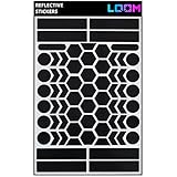 Visibility Reflective Stickers Kit | Self-Adhesive Bike Decals Nighttime Safety Reflective Sticker Helmet, Motorcycle, Bicycle, Car & Stroller |...