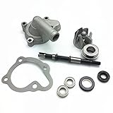 Water Pump Assy Replacement for GY6 250CC CH250 CF250 Water-Cooled ATV Scooter ATV Fitting Cover Shaft Oil Seal Replacement