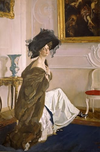 Tableaux Toile Portrait Princesse Olga Orlova Serov Impression Haute Définition 60x90