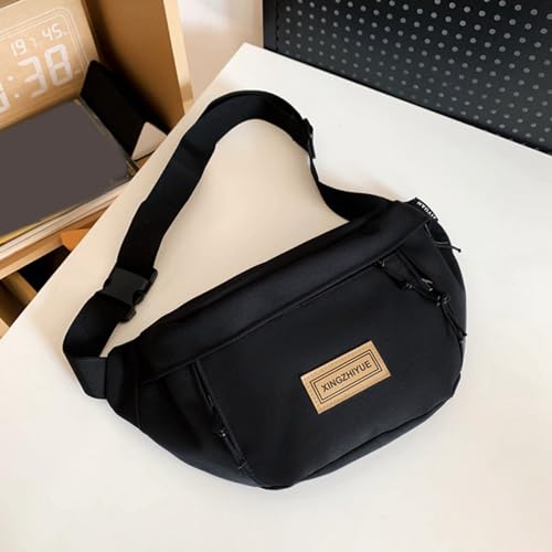 Sac banane mixte gris en petite taille avec sangle réglable - 4