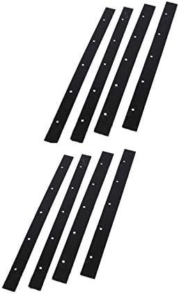 Replacement Part For Fit All, Commercial Vacuum Cleaner 1 1/2" Squeegee Blade Set (8 Blade) # compare to part 545SBPK
