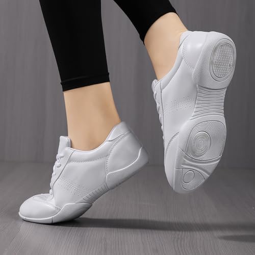 Cheer Shoes Girls Cheerleading Shoes Women Aerobic Fitness Tumbling Dance Training Sneaker Youth4