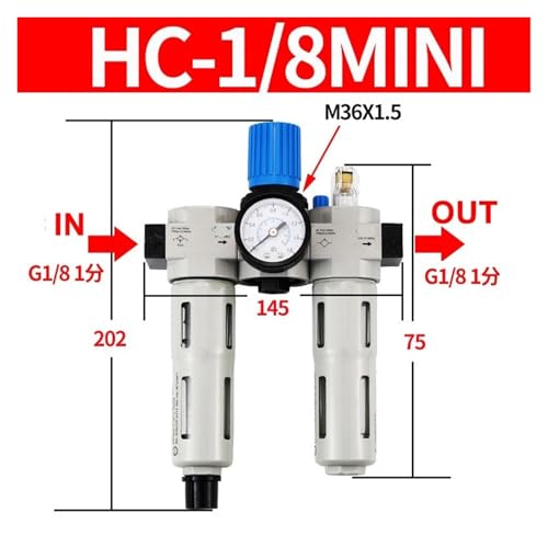 Separador de aceite y agua de 1,6 Mpa para proteger herramientas neumáticas 2