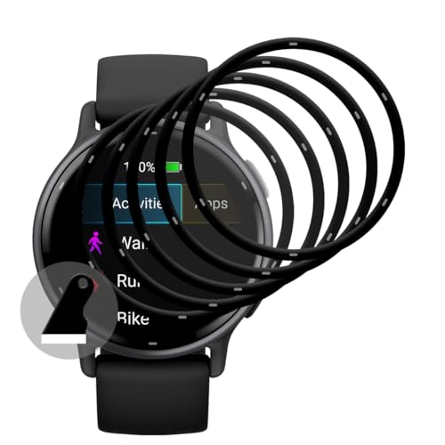 Seninhi�y5���Z�b�g-�� �i���z�Ή� GARMIN vivoactive 5 �t�B���� �ی�t�B���� ��ʕی�V�[�g �t���V�[�� �J�o�[ �t���ی� �\�t�g �y 3D�J�o�[ �ϏՌ� ���� �C�A�[�� �����x ������ �w��h�~ ���ϋv �zSENHFL-GV