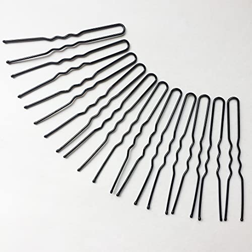 Rn Beauty 200 Count Bobby Pins With Tin Case 2Inch/5Cm Safe Rounder Tips Stainless Steel Strong Grip Hairpins Bob Pins Bulk Hairstyles Bun Clips Hair Styling Pins (U Shaped 5Cm) #TOP7