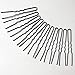 RN BEAUTY 200 Count Bobby Pins With Tin Case 2inch/5cm Safe Rounder Tips Stainless Steel Strong Grip Hairpins Bob Pins Bulk Hairstyles Bun Clips Hair Styling Pins (U Shaped 5cm)