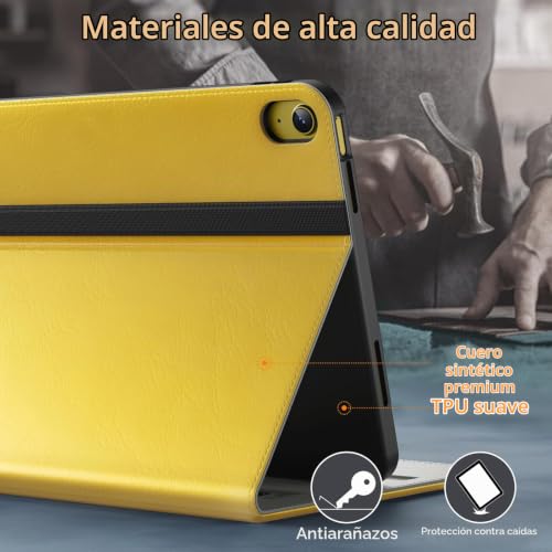Funda para iPad 11 y 10 Gen de Piel PU con Soporte Multiángulo JETech 3