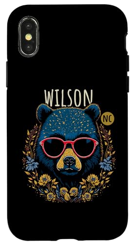 Wilson NC Fun Bear ���K�l���������t�����[�f�U�C�� �X�}�z�P�[�X iPhone X/XS �p
