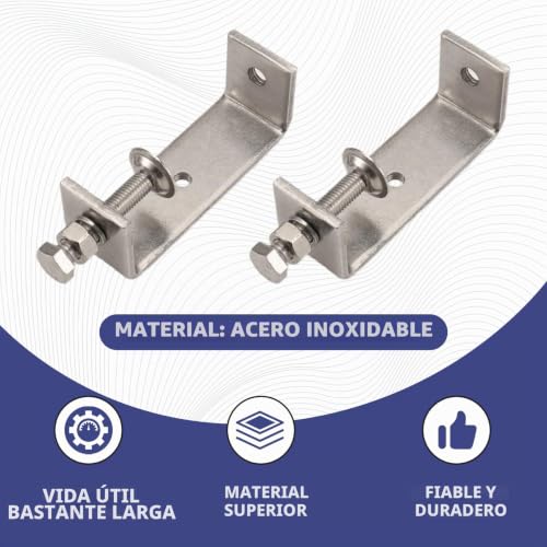 Miniatura 7 de Futurehight Abrazadera De Metal De Alto Rendimiento, Abrazadera En C, Abrazadera Para Carpintería Con Hornos Anchos 100 Mm 120 Mm , 2 Piezas 100 Mm