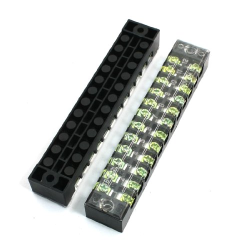 Aexit 2pcs 600V Conectores de bloques terminales miniatura 1