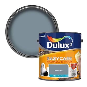 Dulux Easycare Washable & Tough Matt Emulsion Paint - Denim Drift - 2.5L