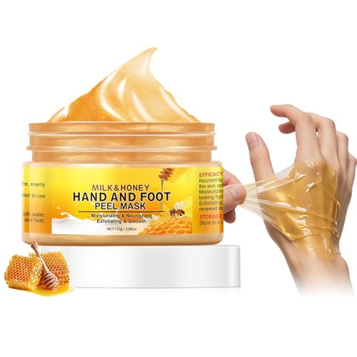Hand Mask Milk Honey Peel Off Hand Wax, Foot Peel